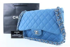 Chanel Classic Flap Quilted Matte Caviar Jumbo Double 5ct1020 Shoulder Bag