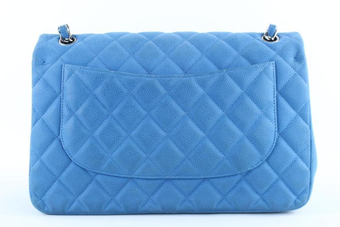 Chanel Classic Flap Quilted Matte Caviar Jumbo Double 5ct1020 Shoulder Bag For Sale 5