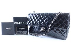 Chanel Classic Flap Quilted Secret Label 1cr0522 Black Leather Shoulder Bag