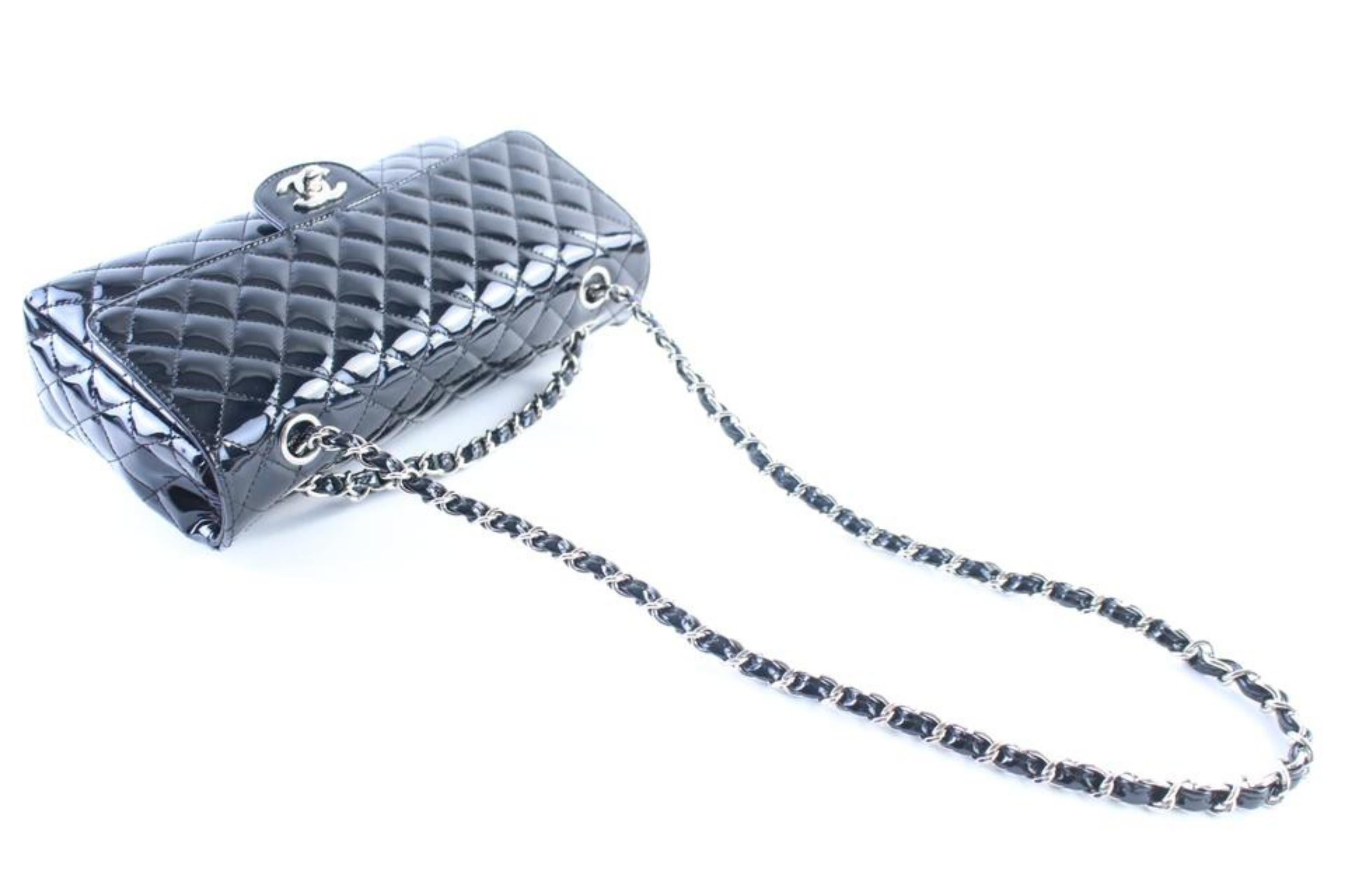 Chanel Classic Flap Quilted Secret Label 1cr0522 Black Leather Shoulder Bag For Sale 1
