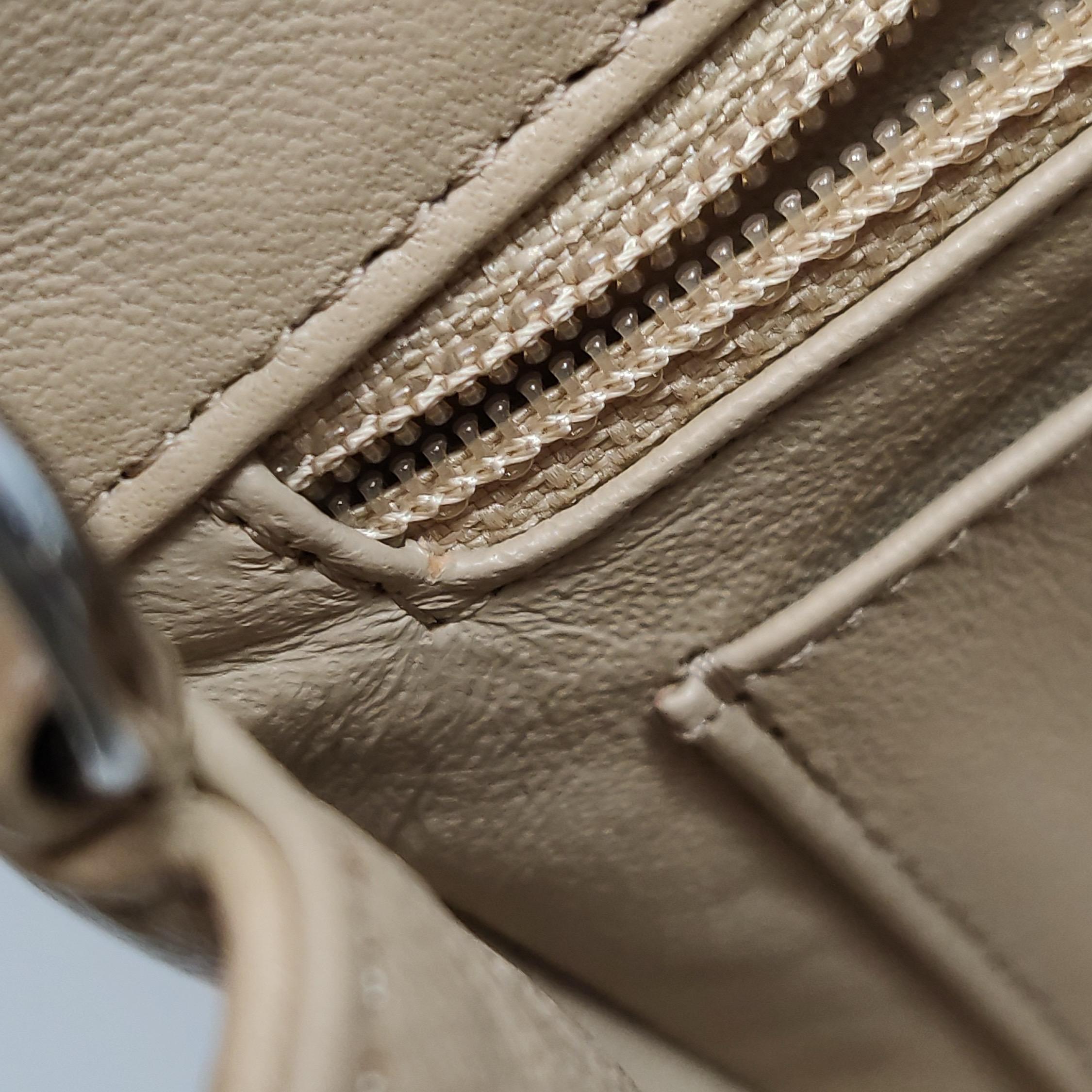 Chanel Classic Flap rectangulaire Mini Beige Lambskin Silver Hardware 2018 en vente 5