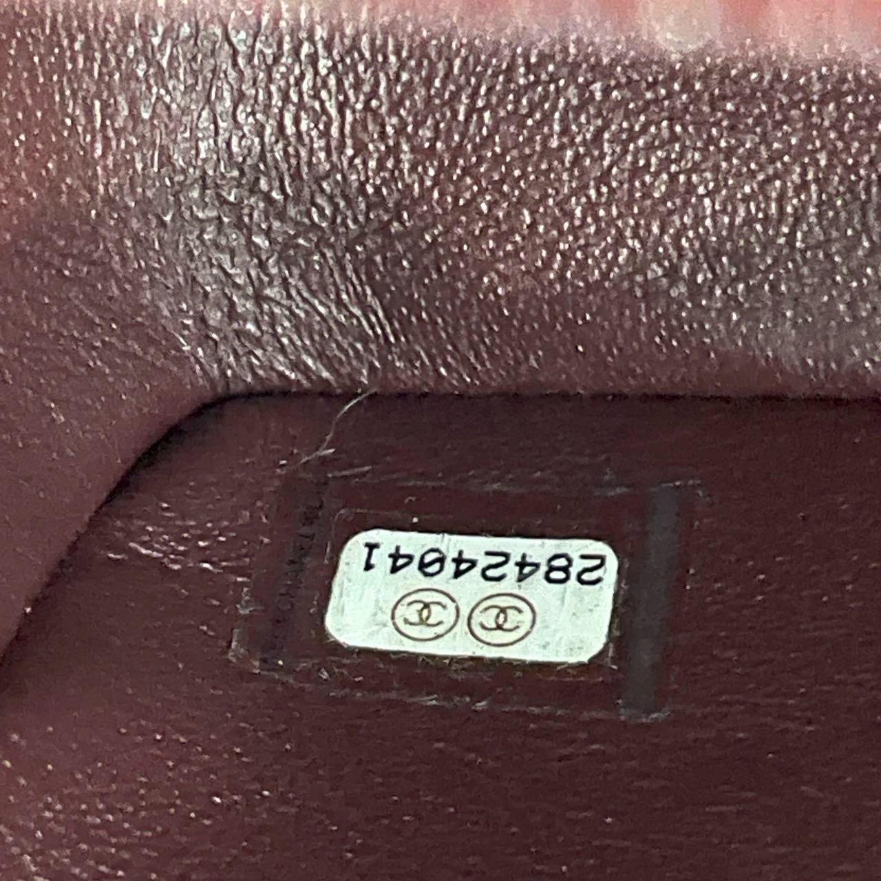Chanel Classic Flap Rectangular Mini Burgundy Lambskin Silver HW, 2019 3