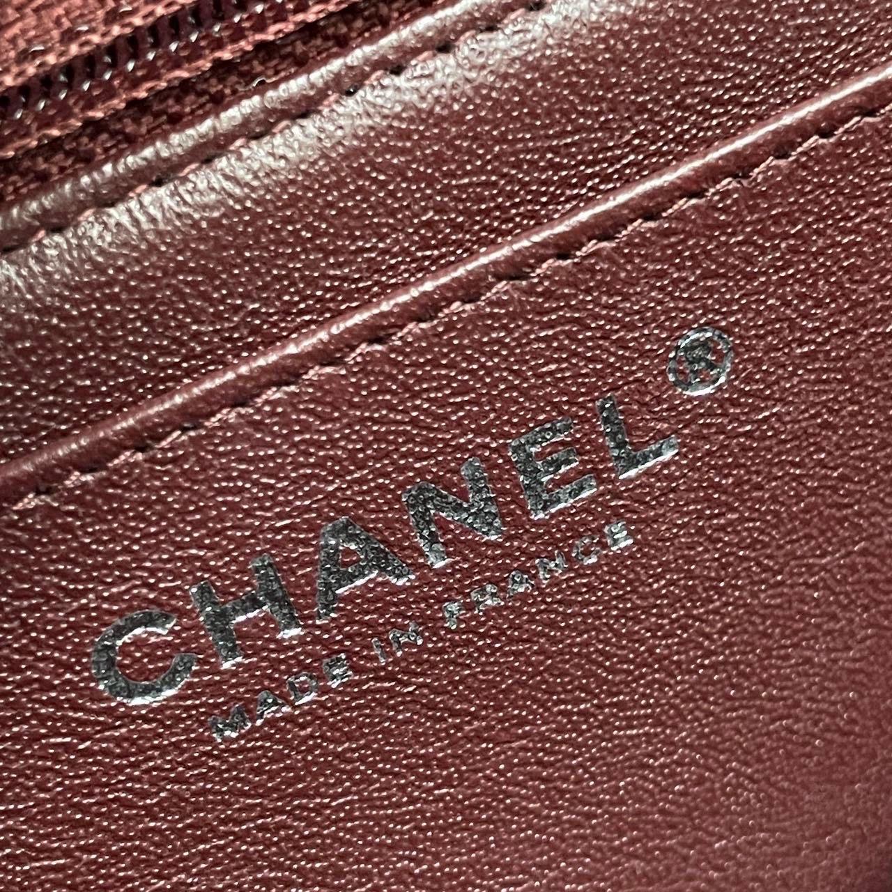 Chanel Classic Flap Rectangular Mini Burgundy Lambskin Silver HW, 2019 4