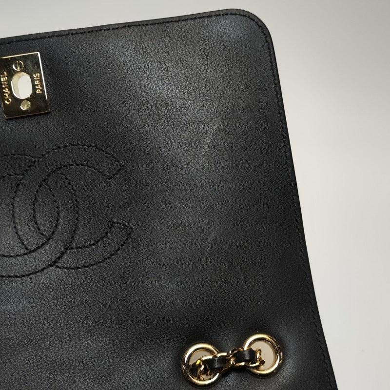 Chanel Classic Flap Rectangular Mini Chevron Quilted Calfskin Leather Black 8