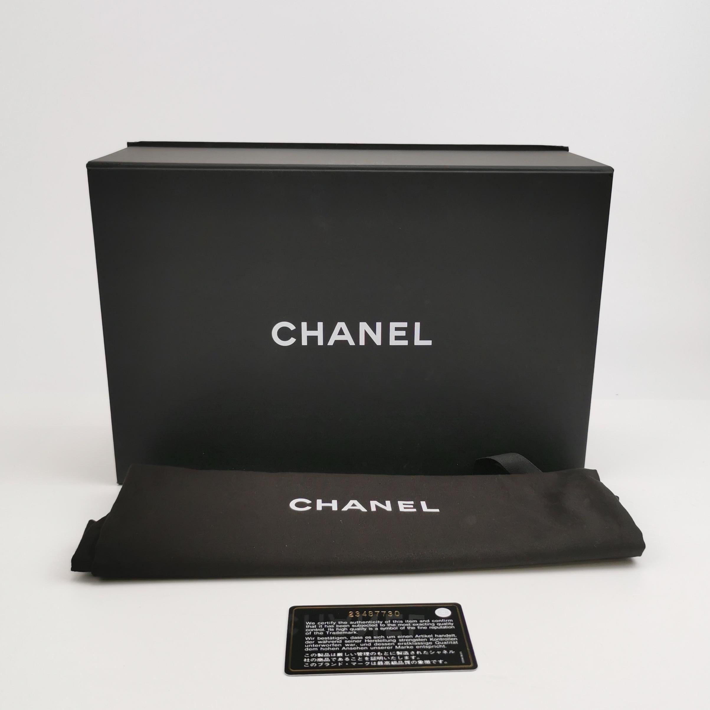 Chanel Classic Flap Rettangolare Mini Greene & Greene Silver Hardware 2016 in vendita 6