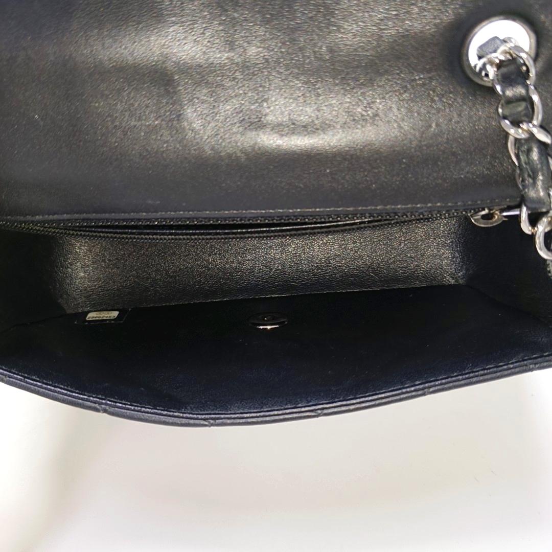 Chanel Classic Flap Rectangular Mini Midnight Navy Black Lambskin 2