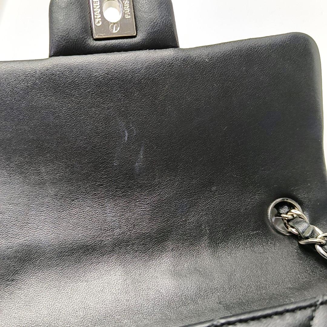 Chanel Classic Flap Rectangular Mini Midnight Navy Black Lambskin 3