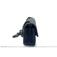 Chanel Classic Flap Rectangular Mini Navy Lambskin 2013-2014