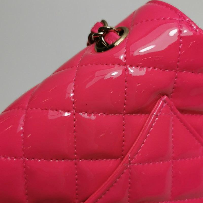 Chanel Classic Flap Rectangular Mini Pink Patent Leather Gold-tone Hardware 2019 7