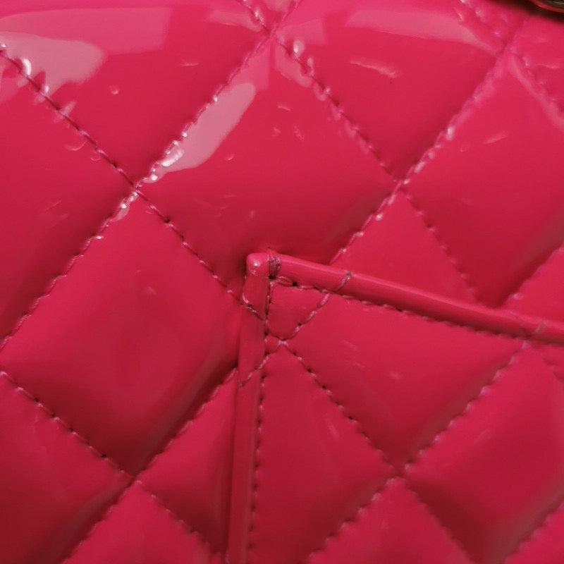 Chanel Classic Flap Rectangular Mini Pink Patent Leather Gold-tone Hardware 2019 10