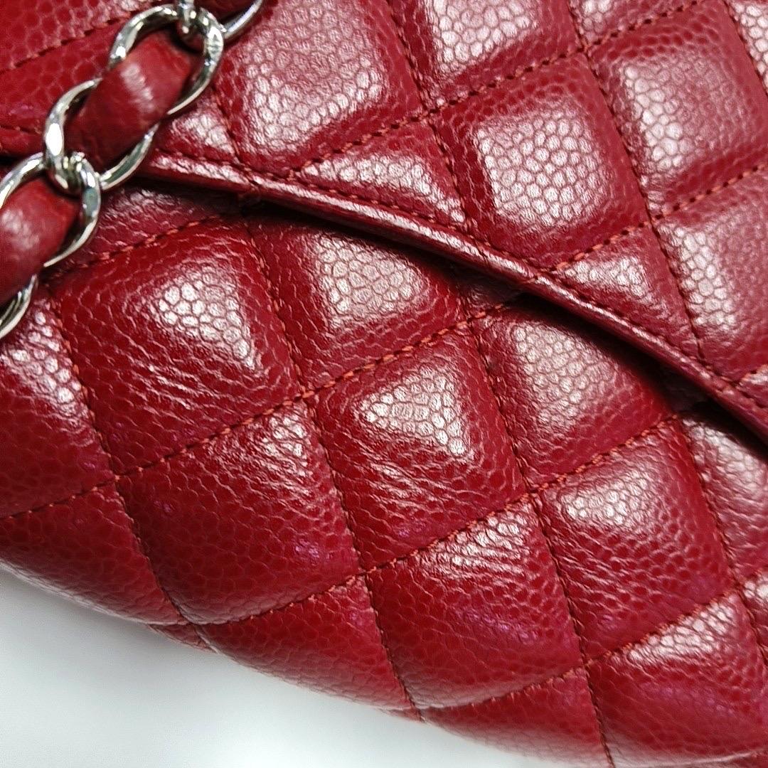 Chanel Classic Flap Rectangular Mini Red Caviar L… - image 10