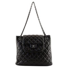 Chanel Classic Flap Shopping Tote Quilted Lambskin Medium