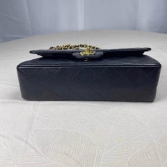 Chanel Classic Flap Small Black Caviar Leather Gold Hardware, 2009-10