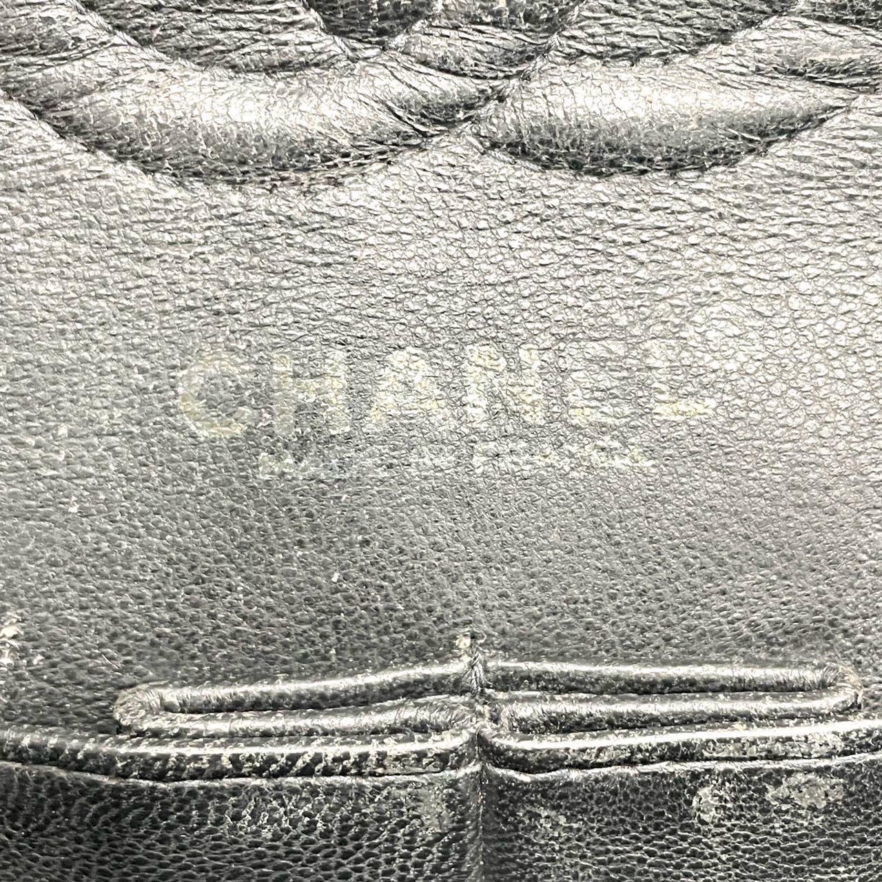 Chanel Classic Leather Small Black Caviar Leather with 24k Gold Hardware, 2000-2002 en vente 2