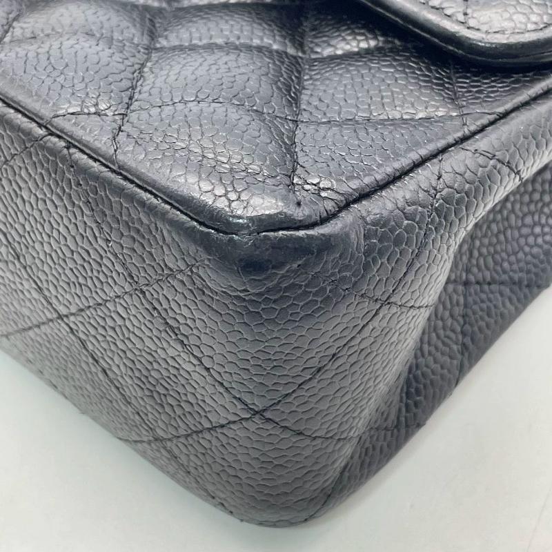 Chanel Classic Flap Small Black Caviar Leather with 24k Gold Hardware, 2004-2005 10