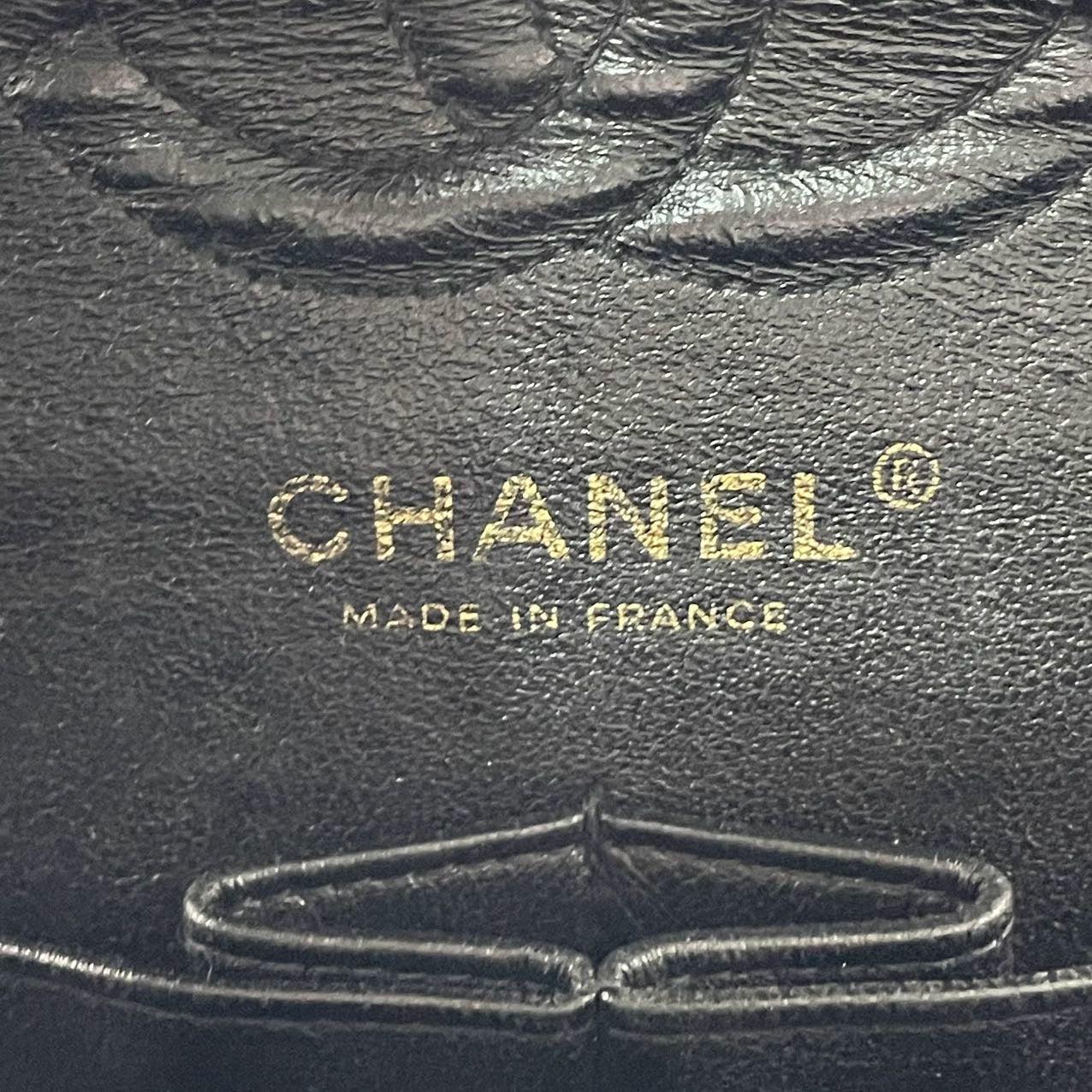 Chanel Classic Flap Small Black Caviar Leather with 24k Gold Hardware, 2004-2005 3