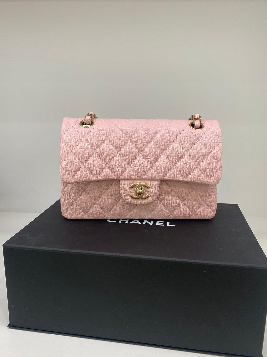 Chanel Classic Flap Small Soft Pink CGHW 10