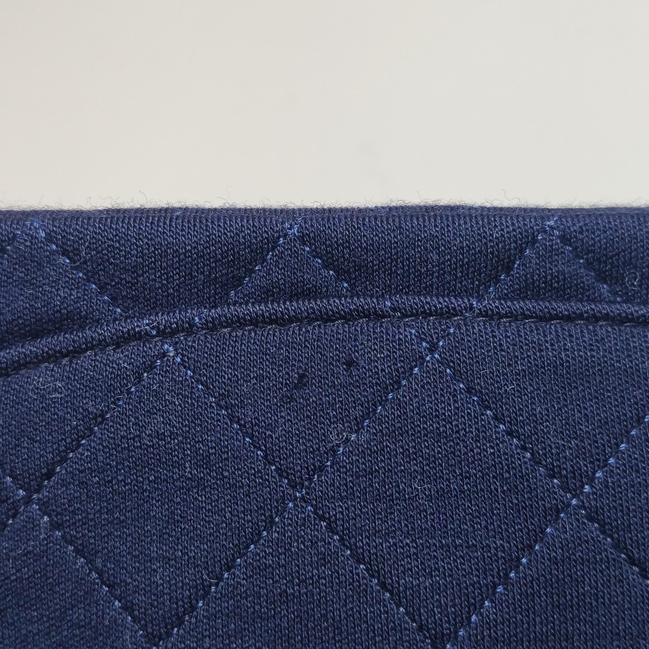 Chanel Classic Flap Small Vintage Navy Fabric 24k Gold Hardware Chain Strap For Sale 10