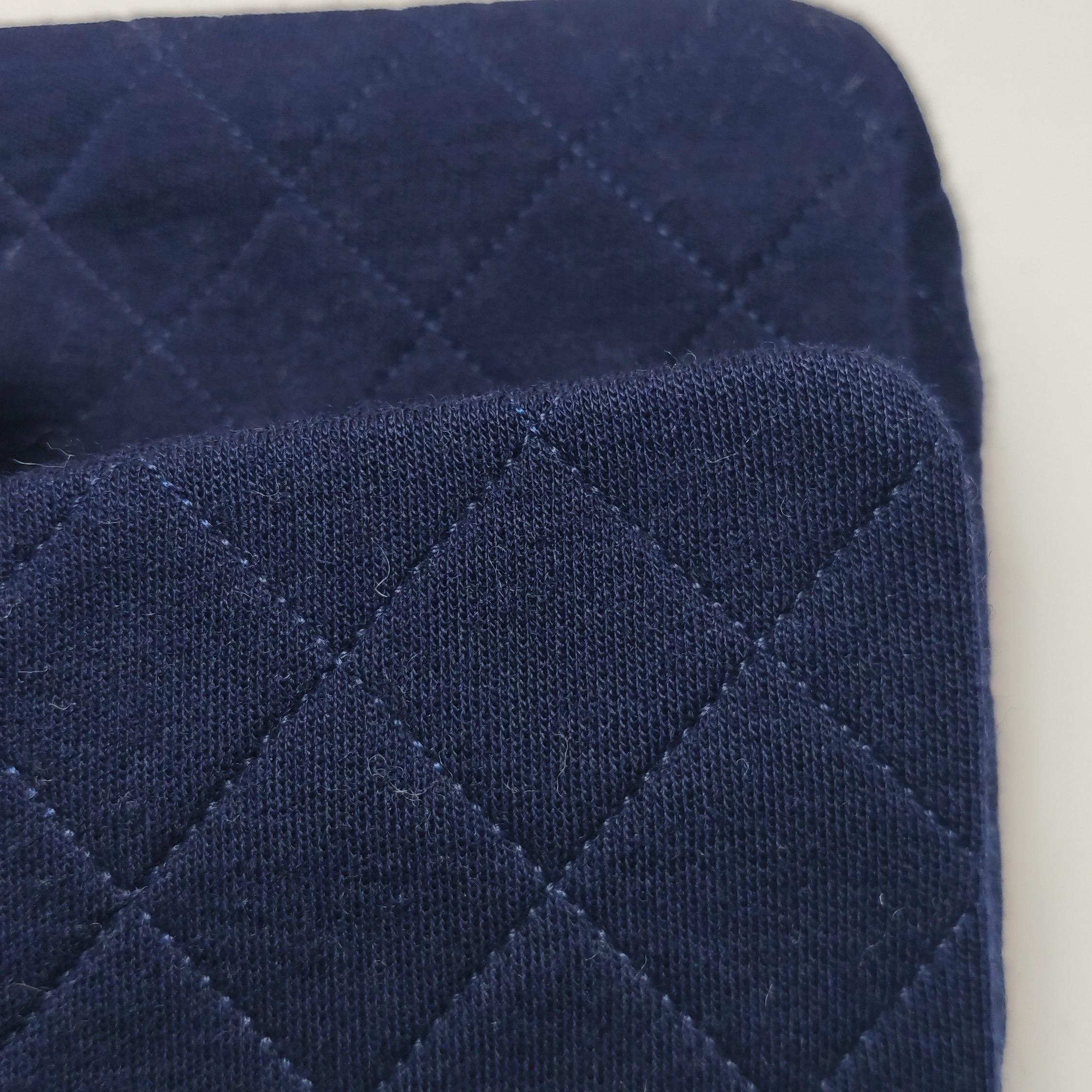 Chanel Classic Flap Small Vintage Navy Fabric 24k Gold Hardware Chain Strap For Sale 12