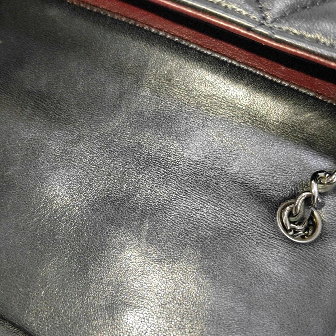 Women's Chanel Classic Flap Super Mini Black Lambskin Leather Silver Hardware