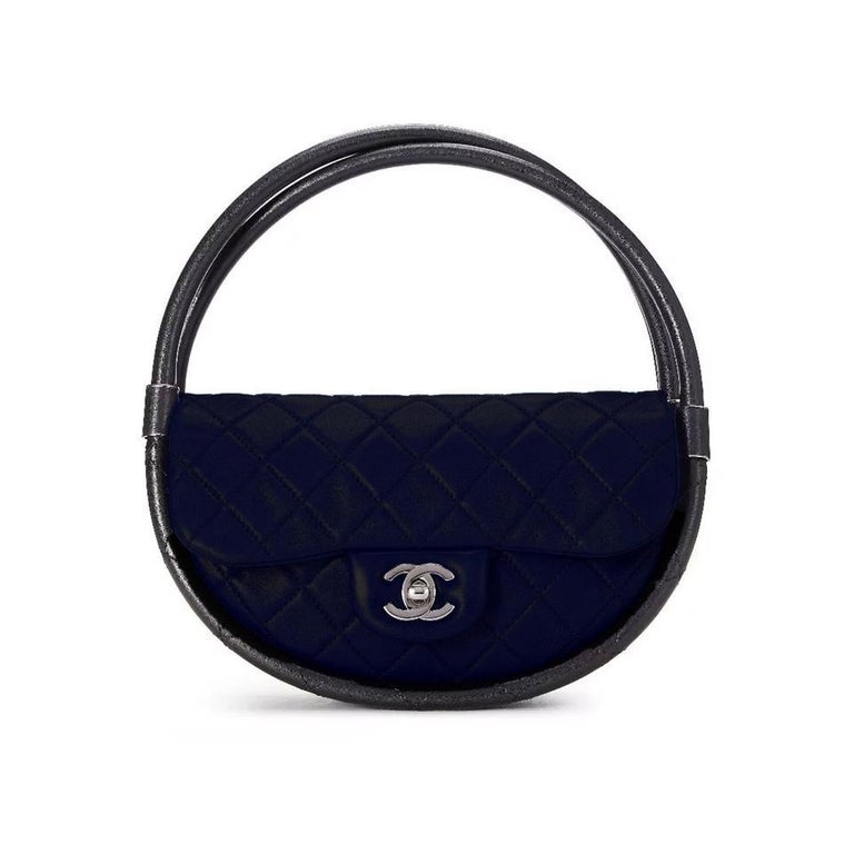 Chanel Classic Flap Tote Mini Hula Hoop Clutch Bag Limited Edition