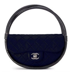 Chanel Classic Flap Tote Mini Hula Hoop Clutch Bag Limited Edition 