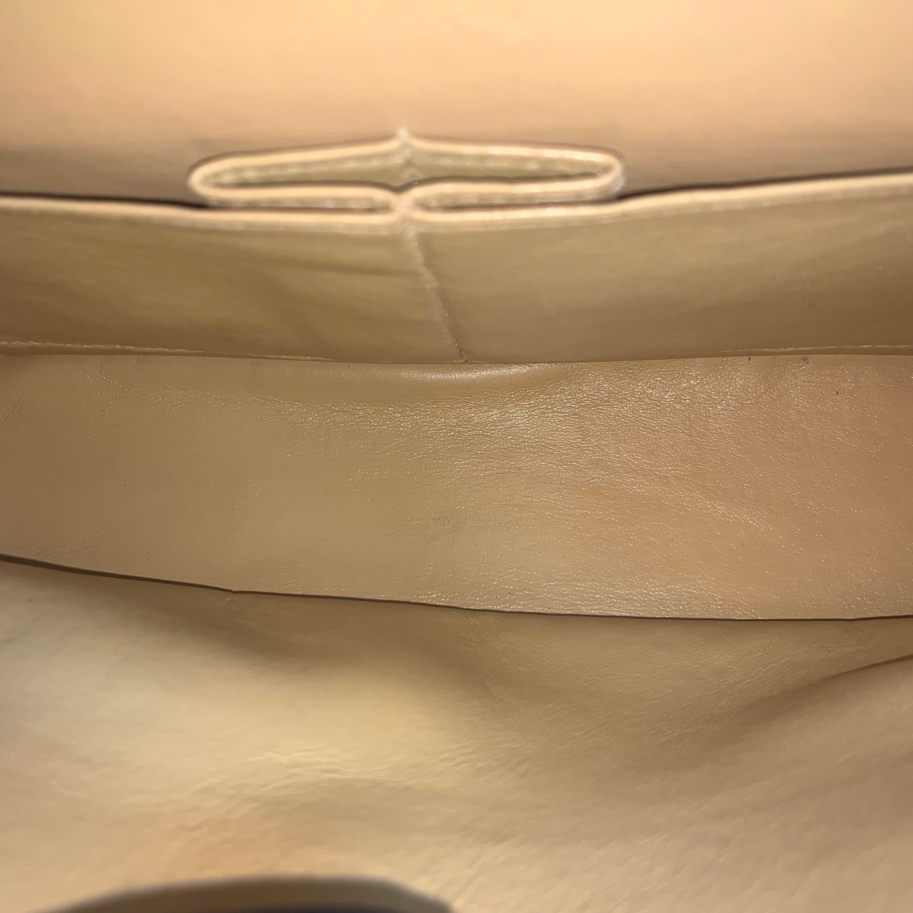 Chanel Classic Flap Vintage Medium Beige Lambskin with 24k Gold HW 1994-96 2