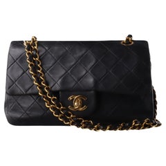 Chanel Classic Flap Vintage Small Lambskin Leather with 24k Gold HW, 1994-1996