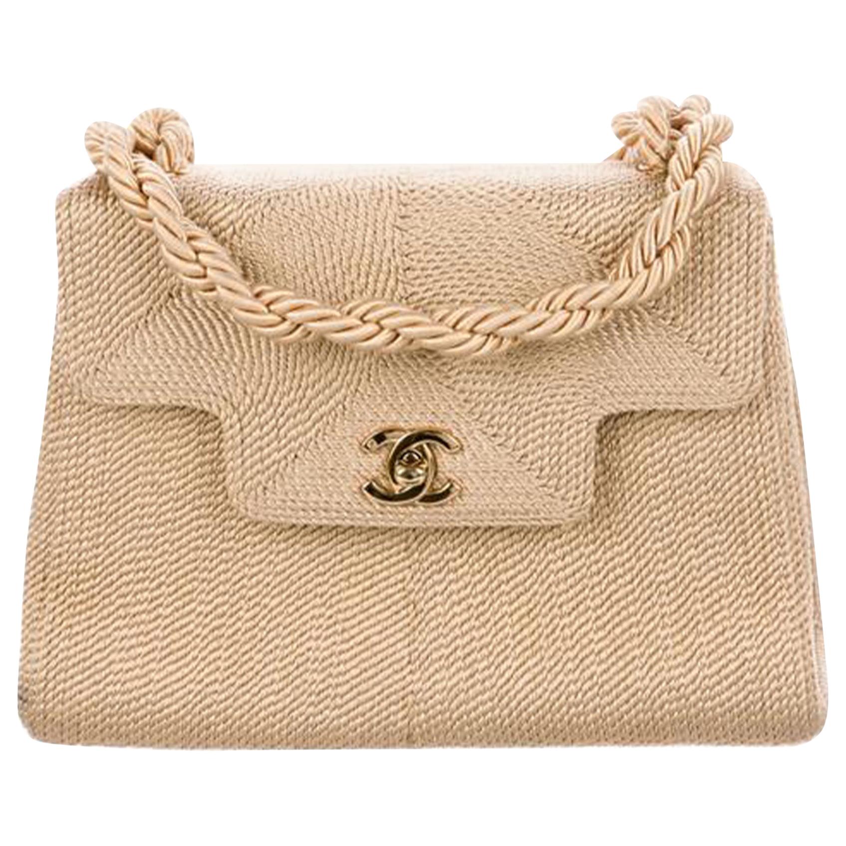 chanel raffia