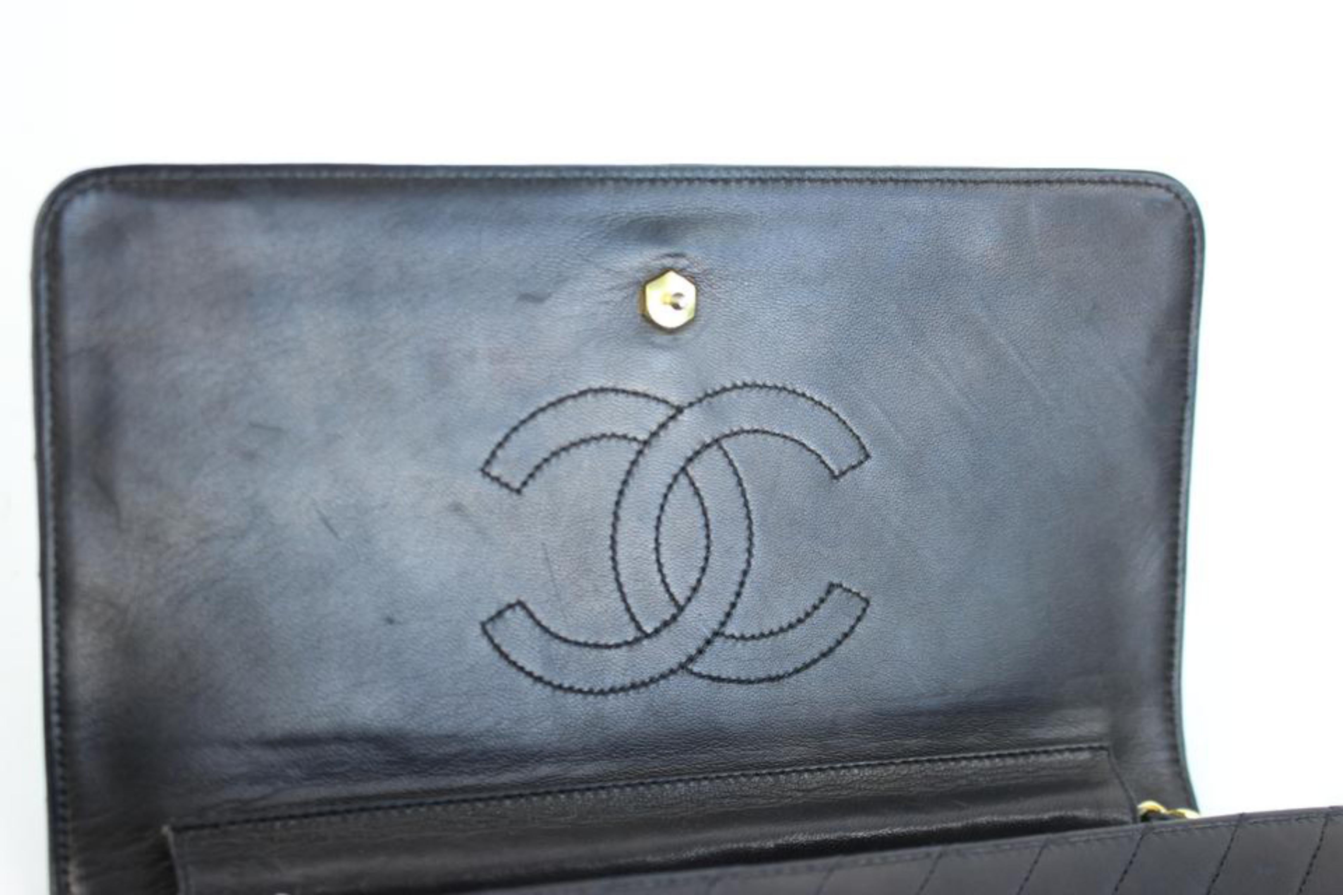 Chanel Classic Flap ( W/ Certificate ) 215343 Quilted Lambskin Shoulder Bag For Sale 7