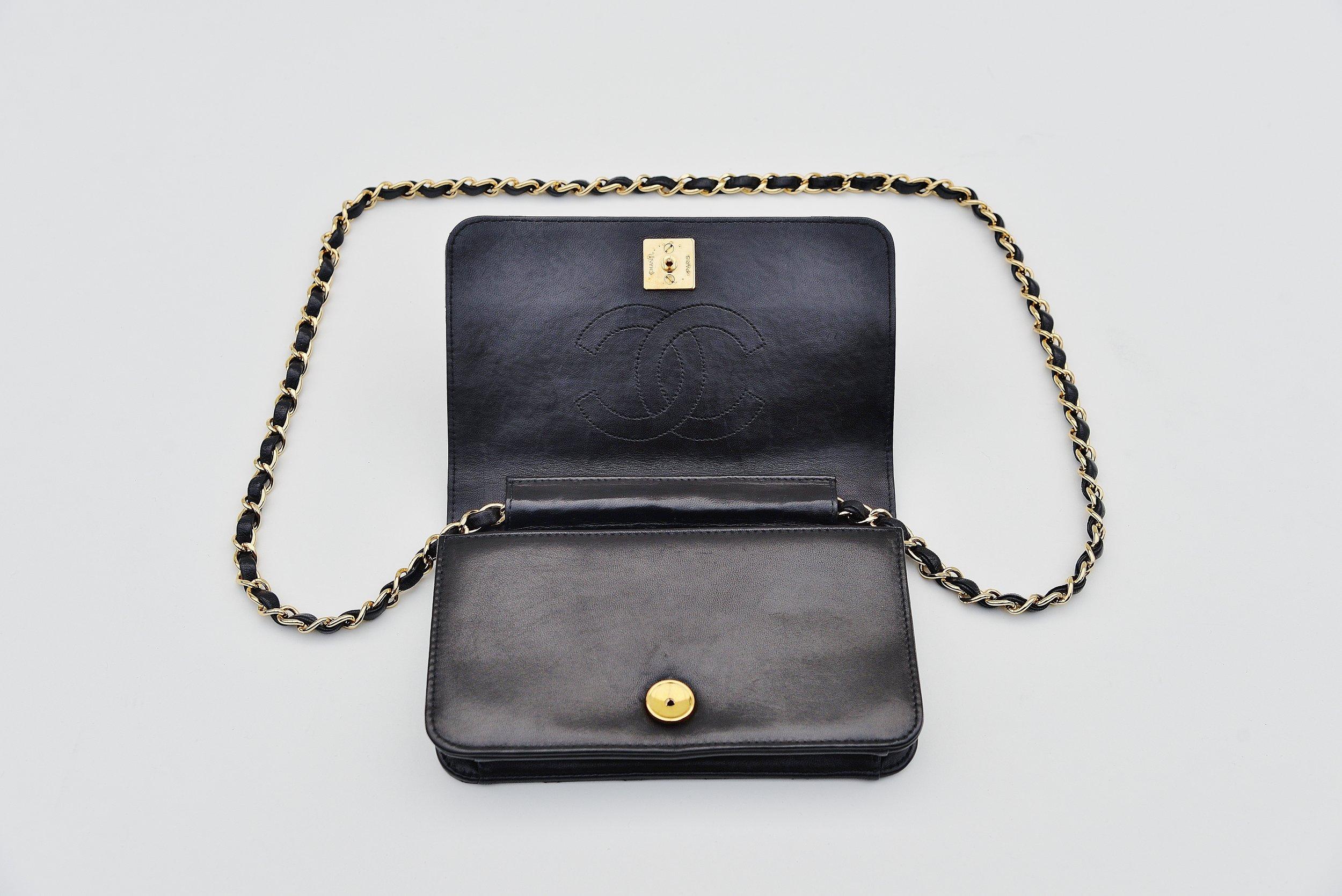 Chanel Classic Full Flap Tasche Gestepptes Lammfell Klein 1