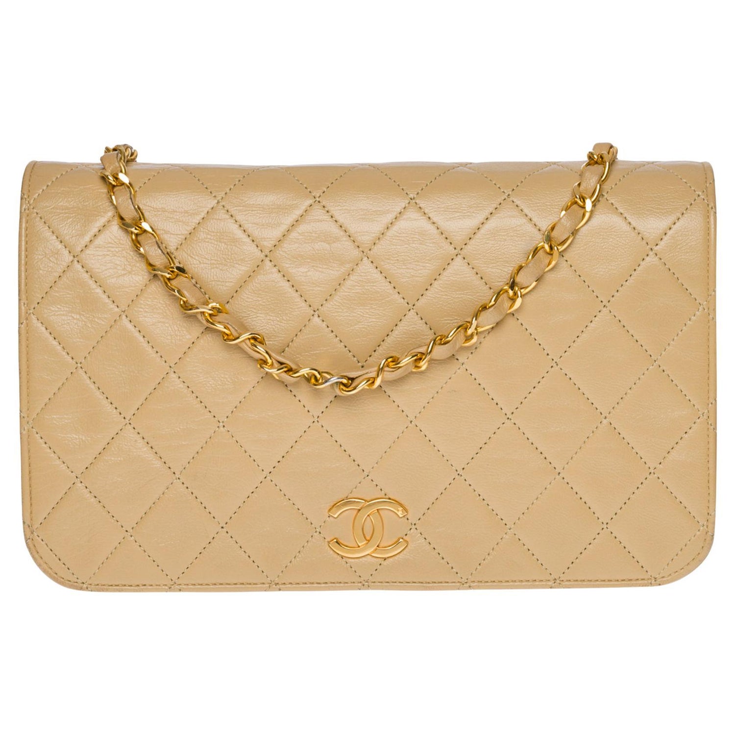Chanel Classic Mini shoulder flap Bag in pink quilted suede, GHW