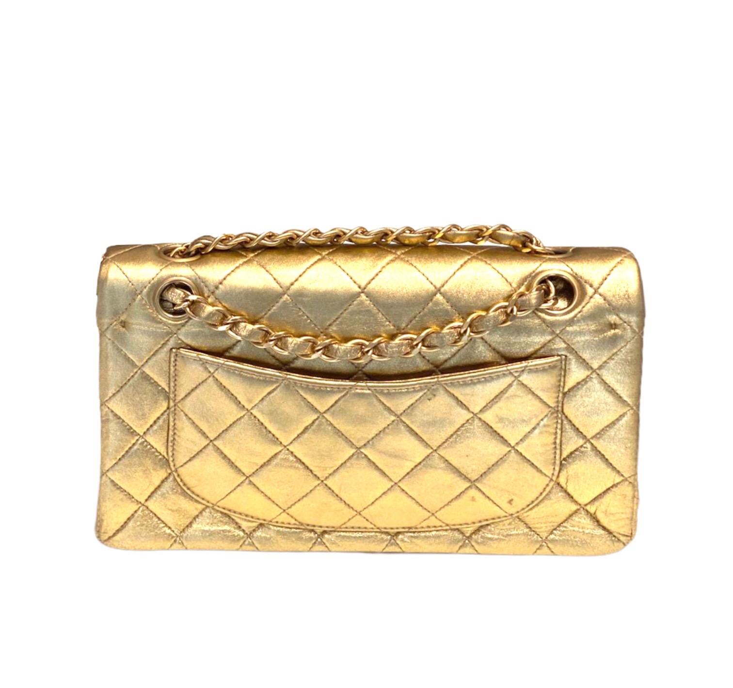 Women's Chanel Classic Gold Bag