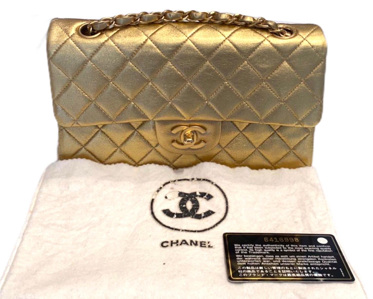 Chanel Classic Gold Bag 1