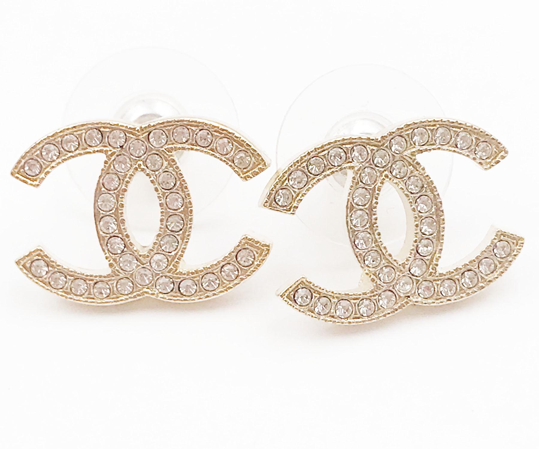 Real gold chanel earrings deals
