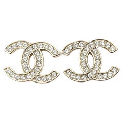 Crystal earrings Chanel Silver in Crystal - 25251911