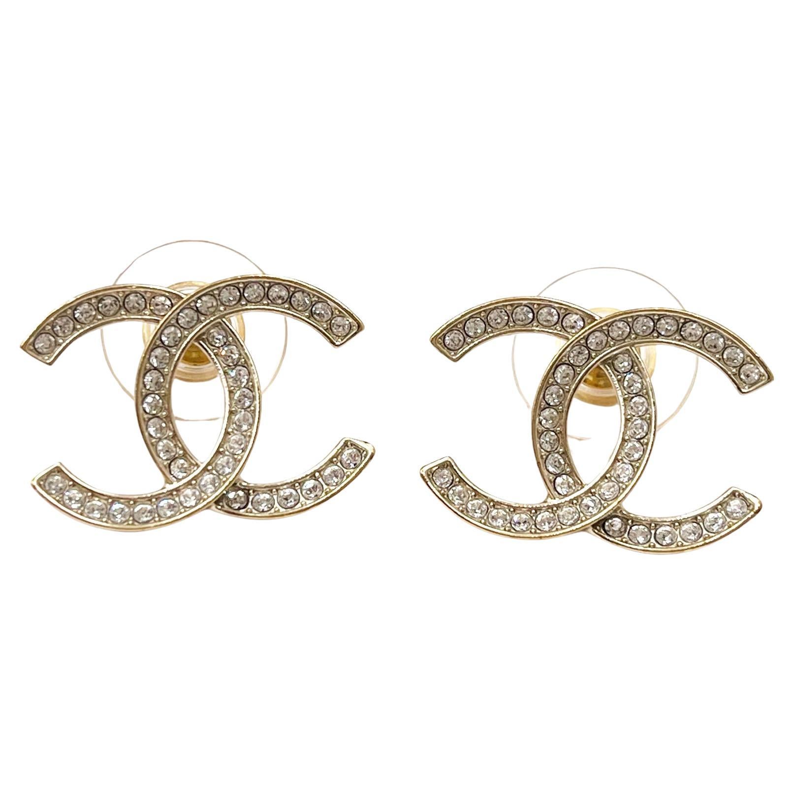 Chanel Earrings 21 - 16 For Sale on 1stDibs  chanel earrings 2021, chanel  padlock earrings, chanel cc stud earrings