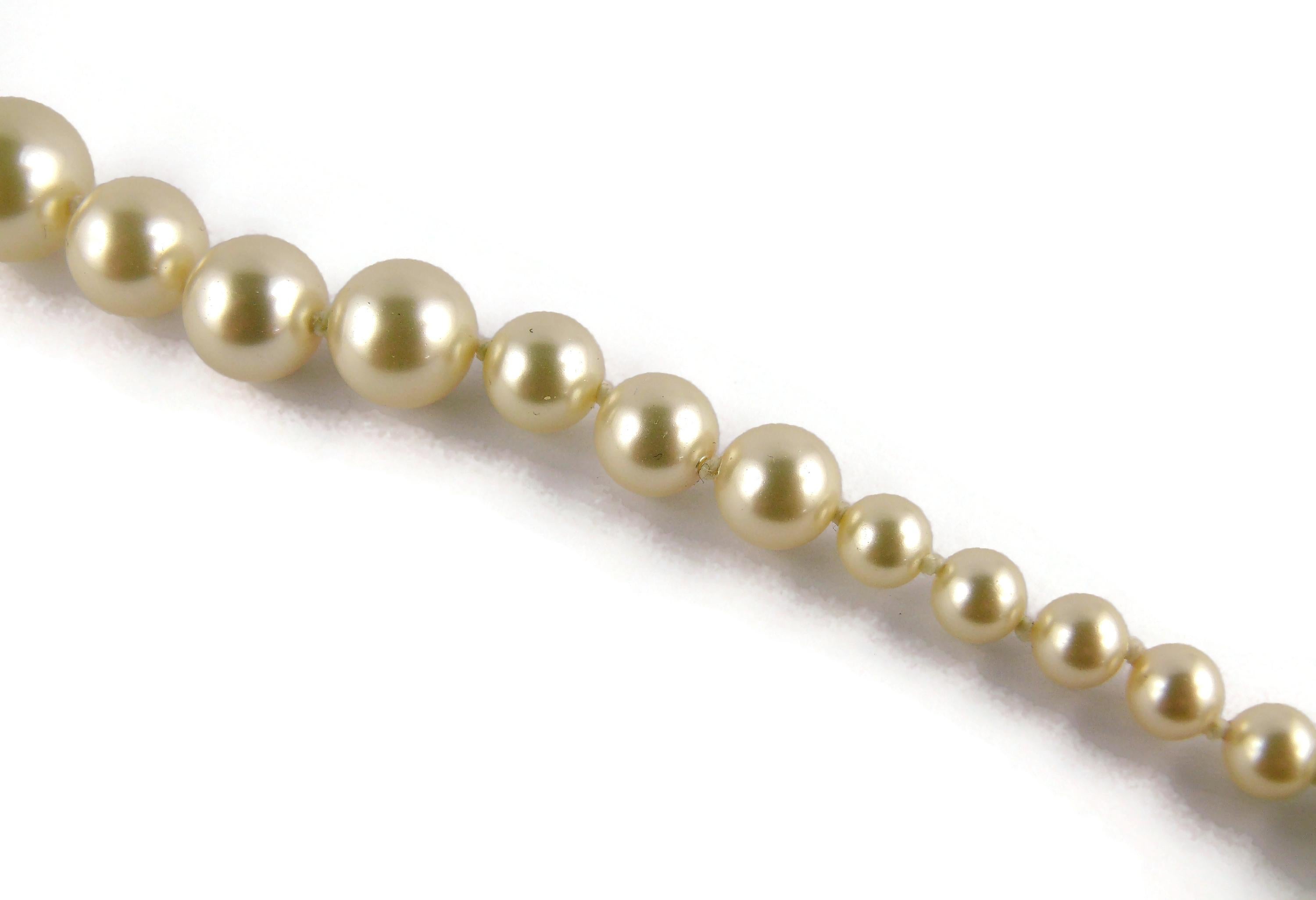 Chanel Classic Graduated Pearls CC Necklace 3