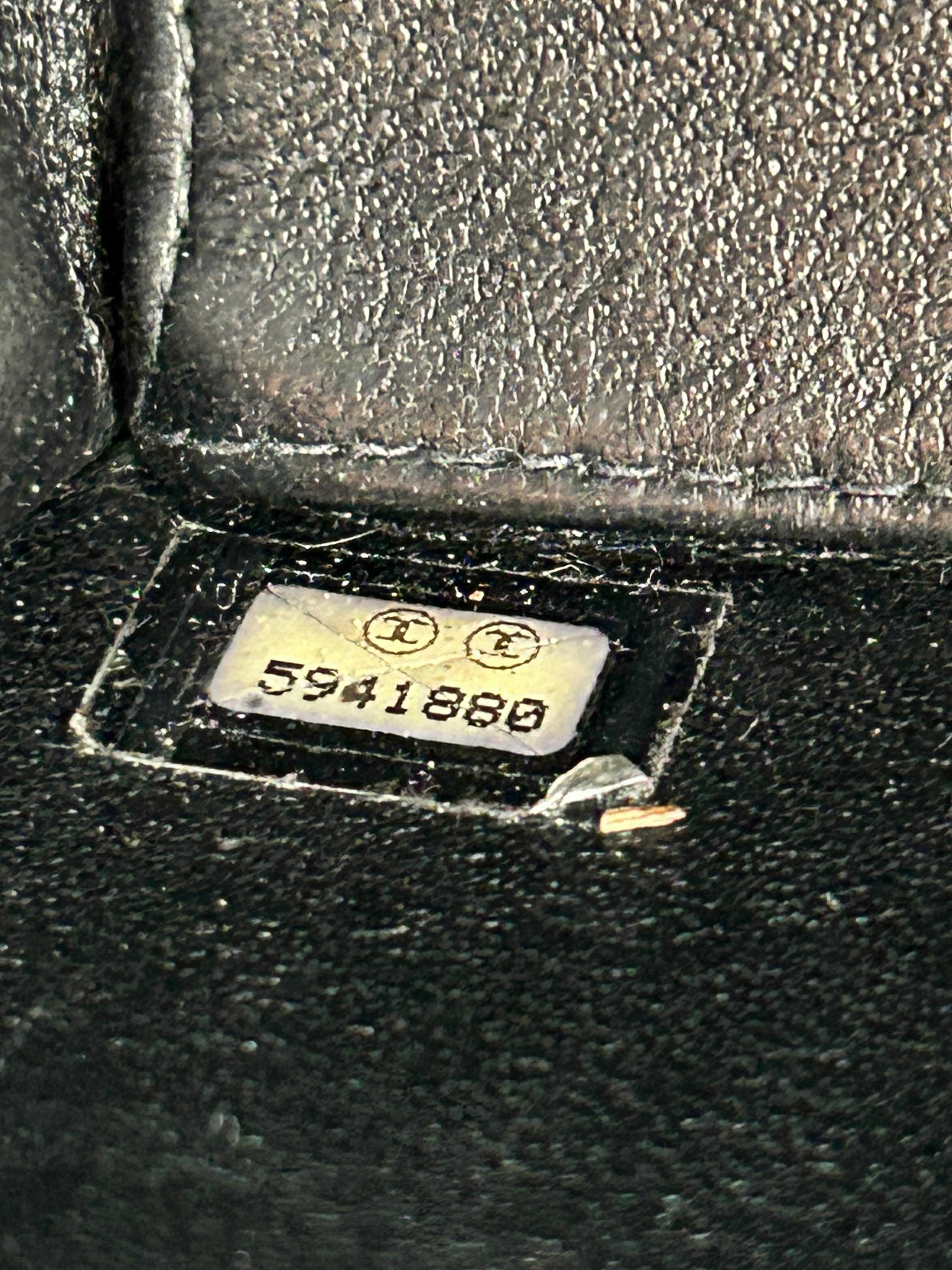 Chanel Classic Jersey Bag Silver Hardware 1998 For Sale 7
