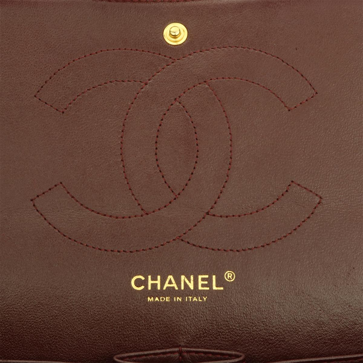 CHANEL Classic Jumbo Double Flap Schwarzer Kaviar mit Goldbeschlägen 2012 13