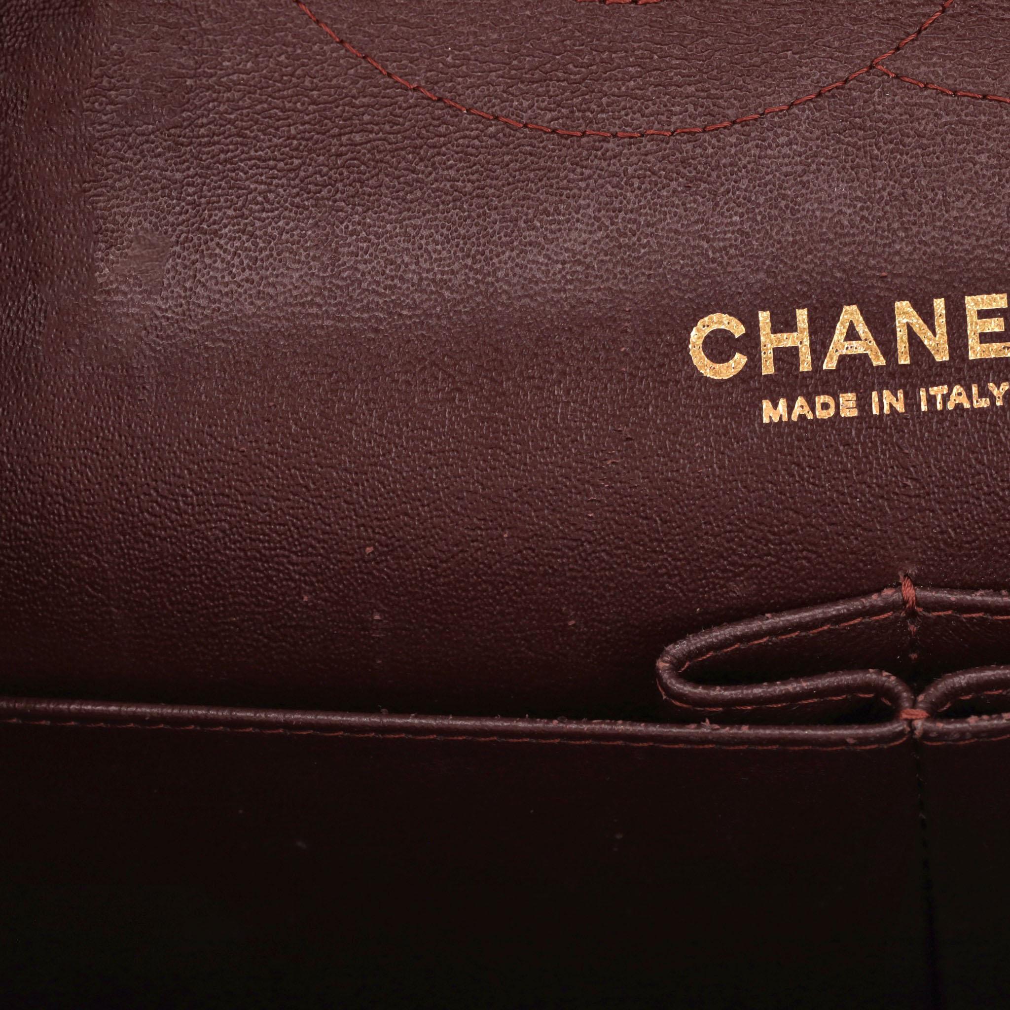 Chanel Classic Jumbo Bolso Doble Solapa Piel Caviar en venta 9