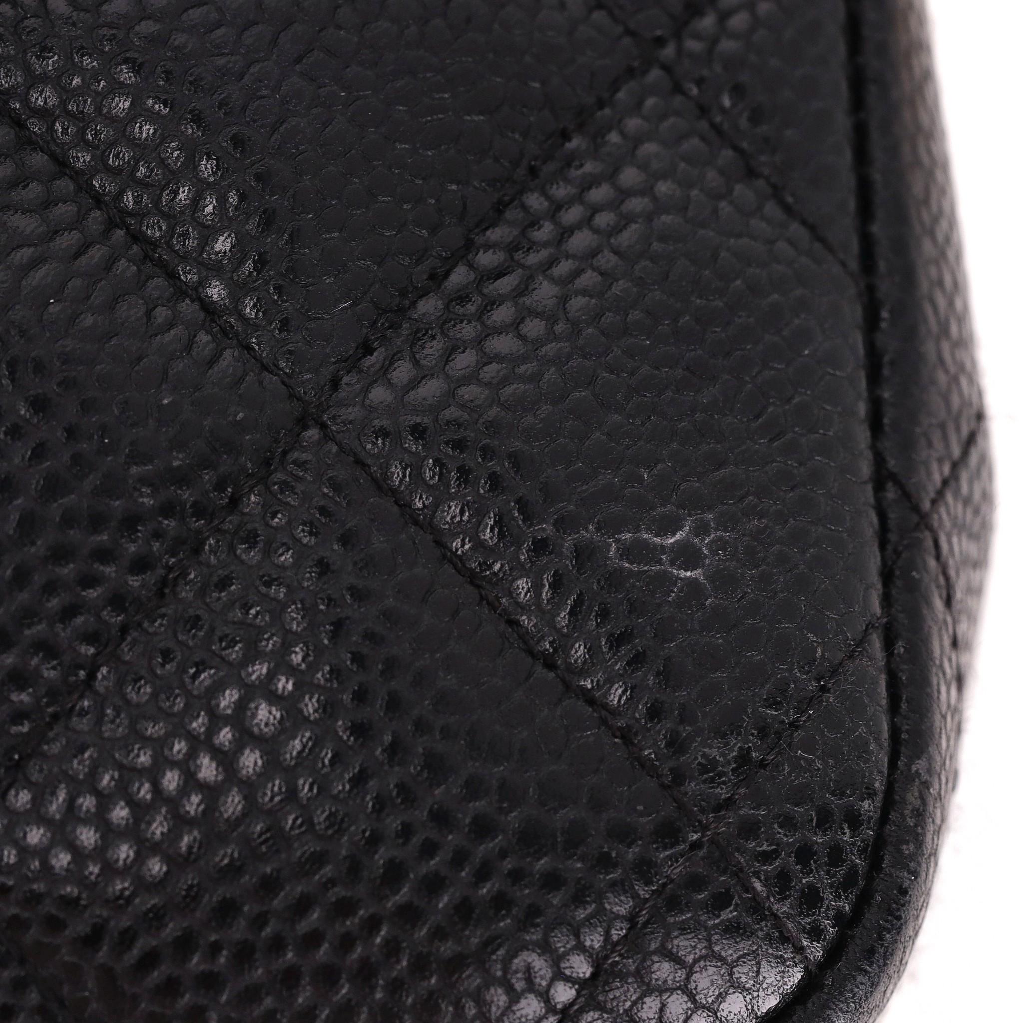 Chanel Classic Jumbo Bolso Doble Solapa Piel Caviar en venta 10