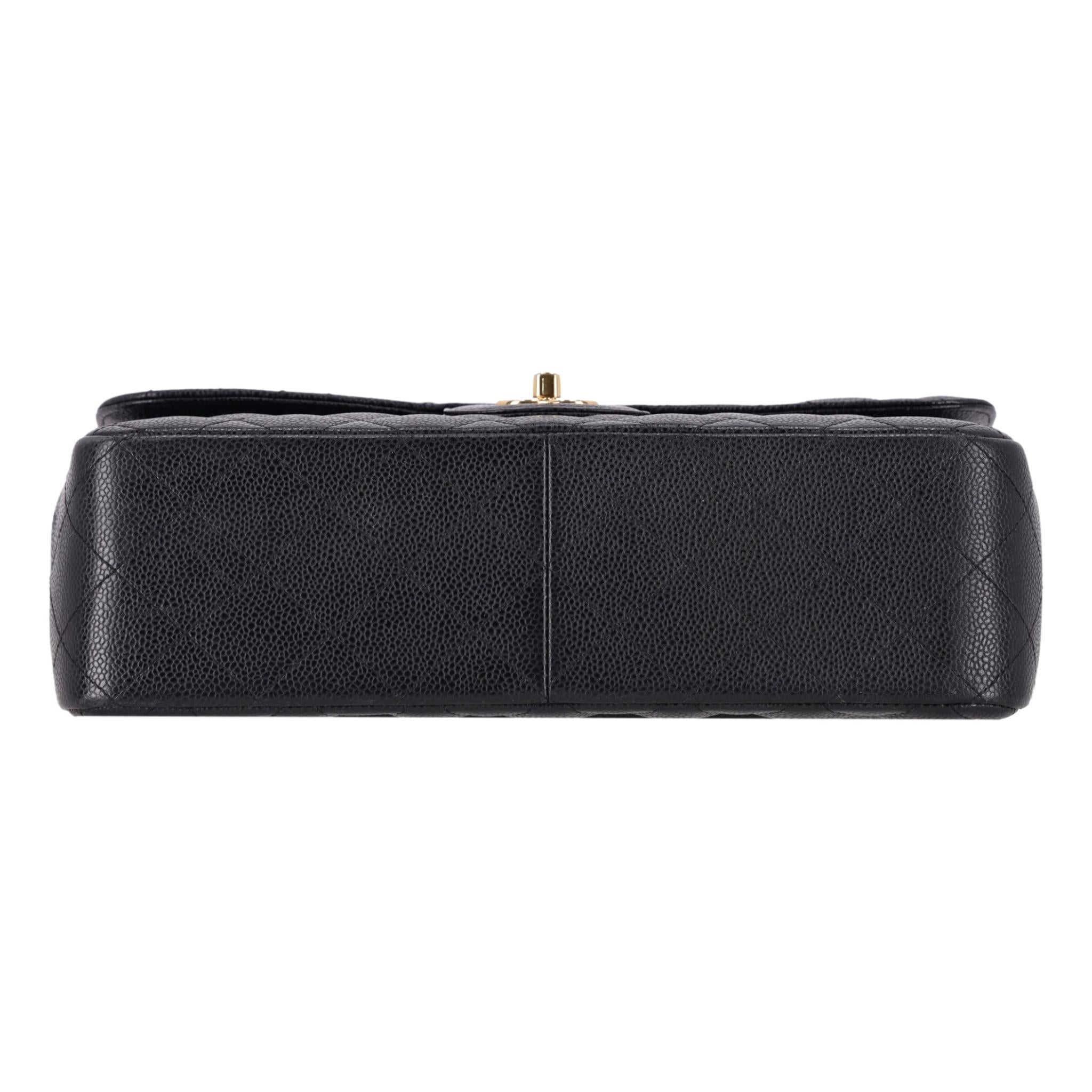 De las mujeres Chanel Classic Jumbo Bolso Doble Solapa Piel Caviar en venta