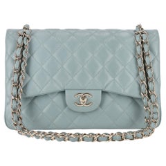 Chanel Classic Jumbo Double Flap Caviar Leather Handbag