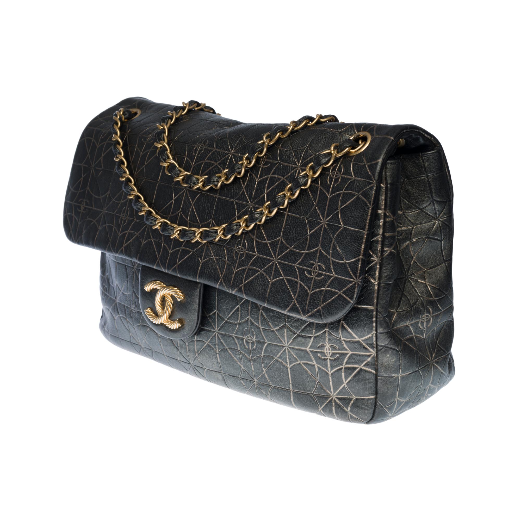 chanel embossed bag