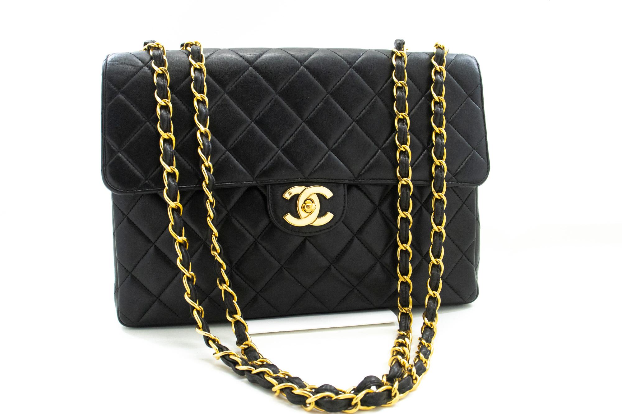 An authentic CHANEL Classic Large 11