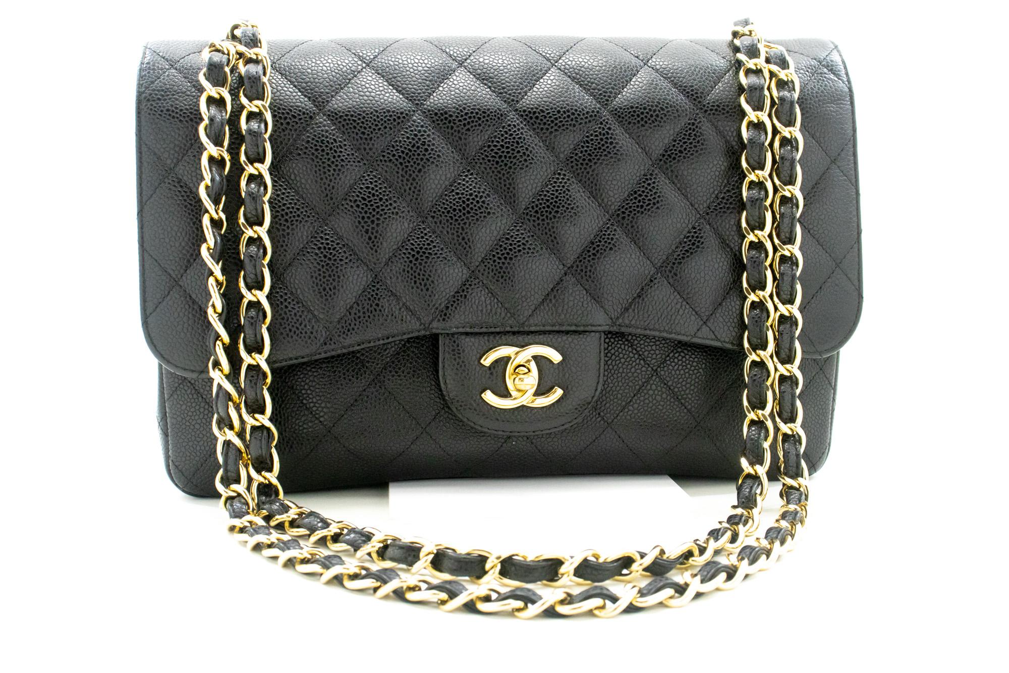An authentic CHANEL Classic Large 11