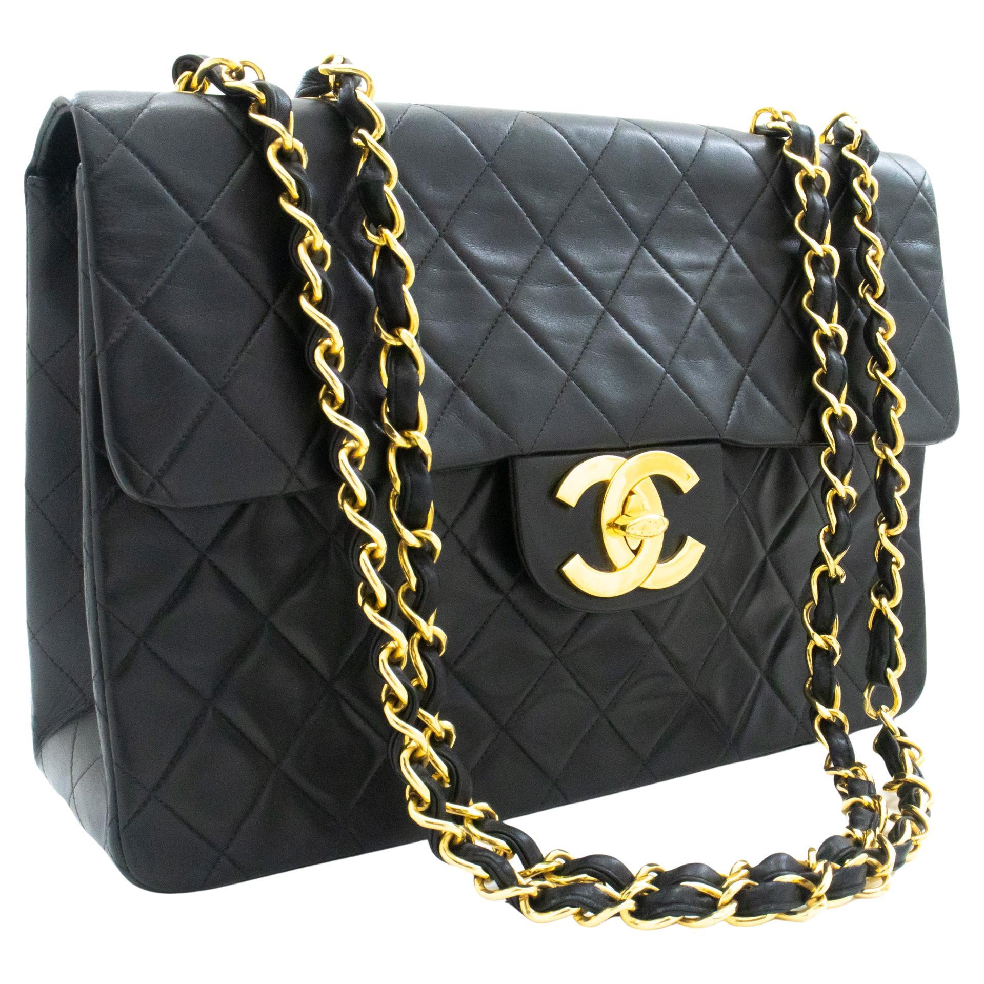 Chanel Fuschia Lambskin Jumbo Classic Double Flap Bag at 1stDibs