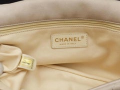 Chanel Classic Light Quilted Jumbo Flap 234109 Beige Leather Shoulder Bag