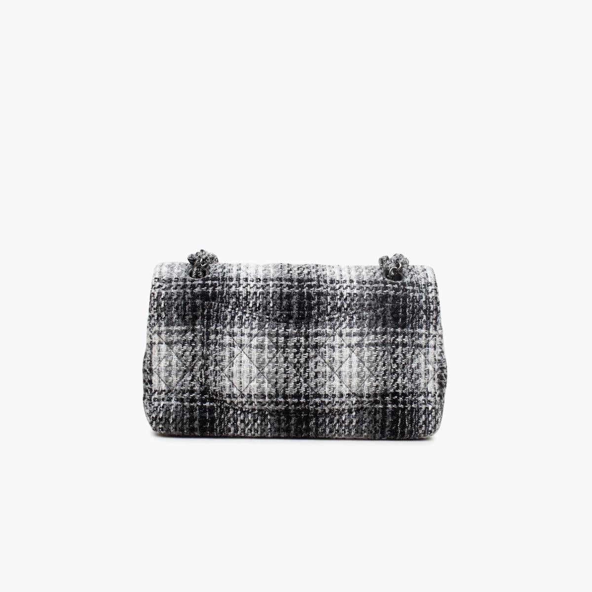 Black Chanel Classic Medium Double Flap Bag For Sale